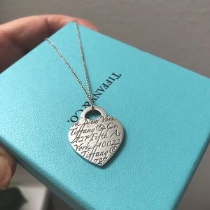 Tiffany’s Heart Pendant Necklace